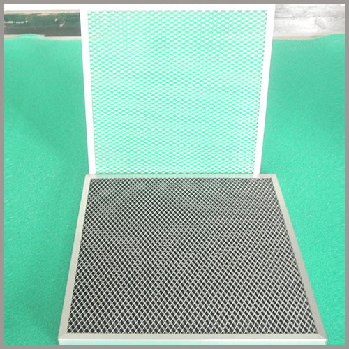 Diamond aluminum mesh air filter for automobile air filter,