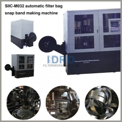 Automatic filter bag snap band making machine/equipment