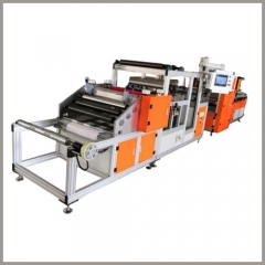 pleated air filter pleating and gluing machine production line