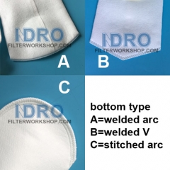 100 micron (µm) Polyester(PE) Felt Filter Bags