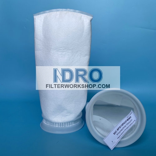 New 1pc 180*430mm 1 micron Industrial Filter Sock Pocket PP/PE 