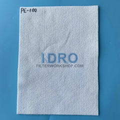 100 micron PE polyester filter felt